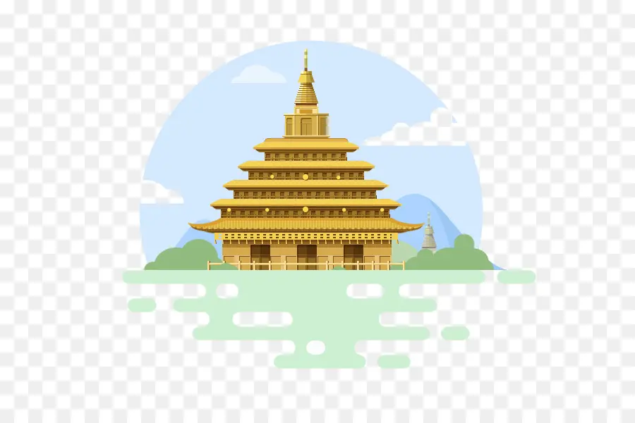 Pagoda Cina，Cina PNG