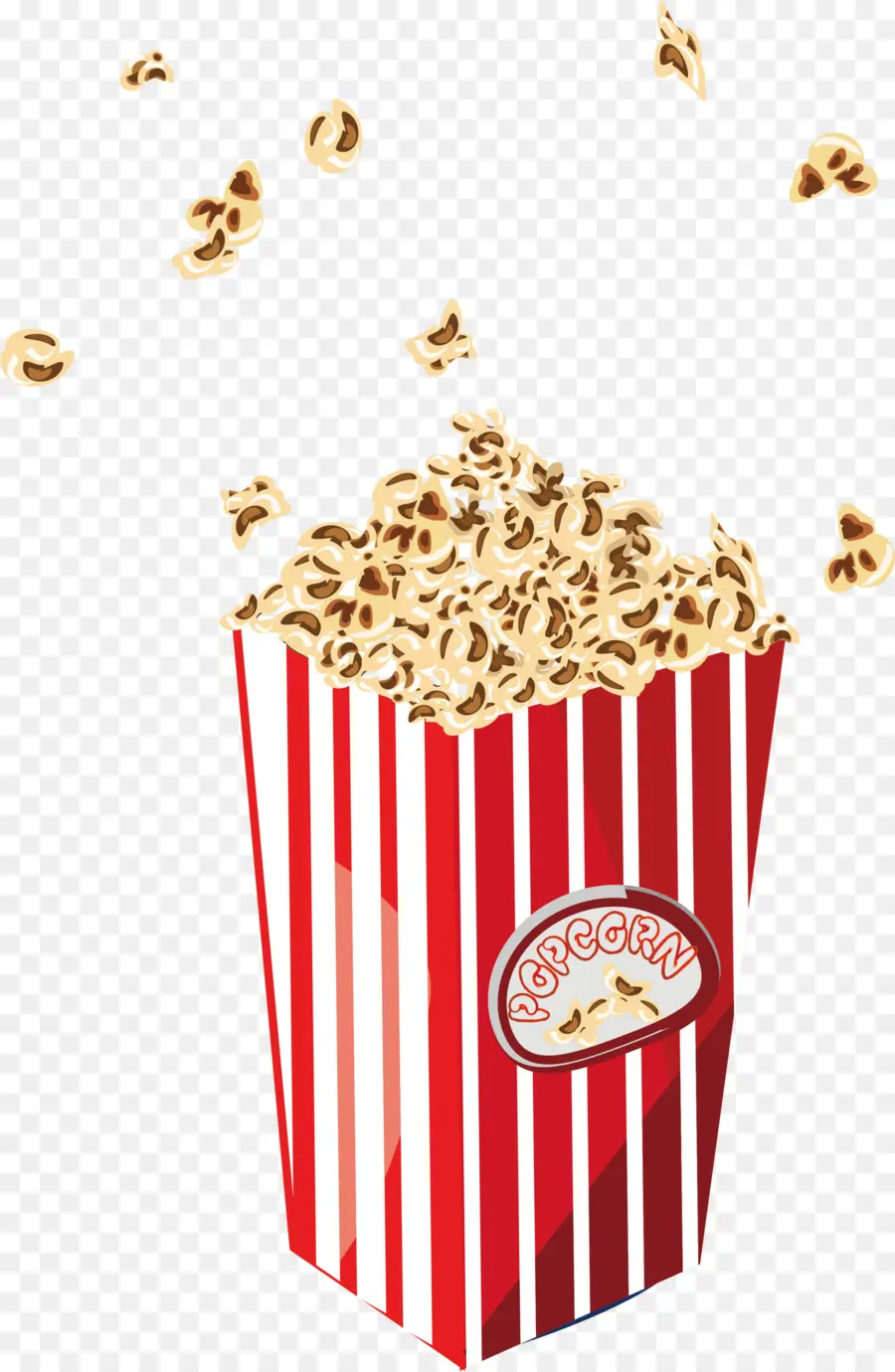 Popcorn，Camilan PNG