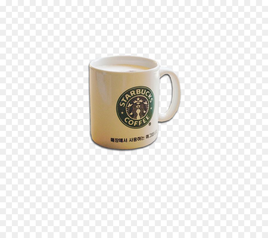 Mug Putih，Starbucks PNG