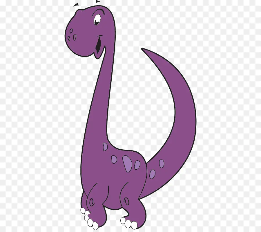 Dinosaurus Ungu，Hewan PNG