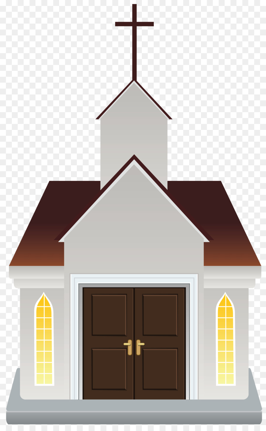 Ikon Bangunan Gereja  Kartun gambar png