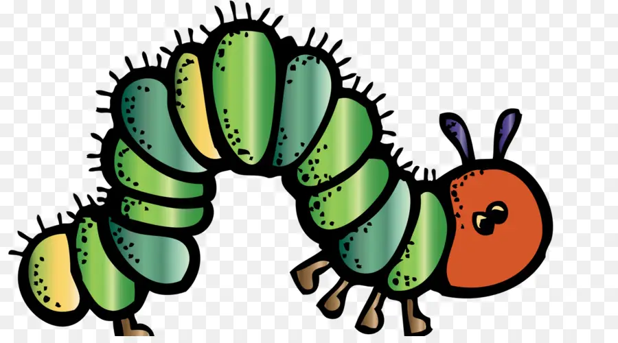 Caterpillar Yang Sangat Lapar，Kupu Kupu PNG