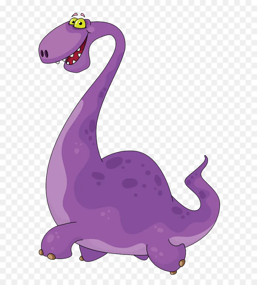 Dinosaurus Ungu，Hewan PNG