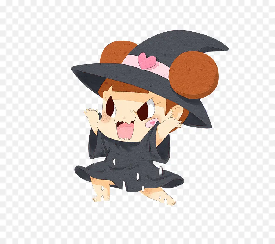 Penyihir Lucu，Hallowen PNG