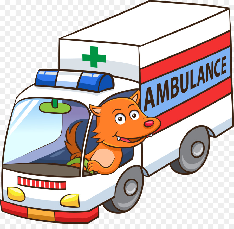 Ambulans，Kartun PNG