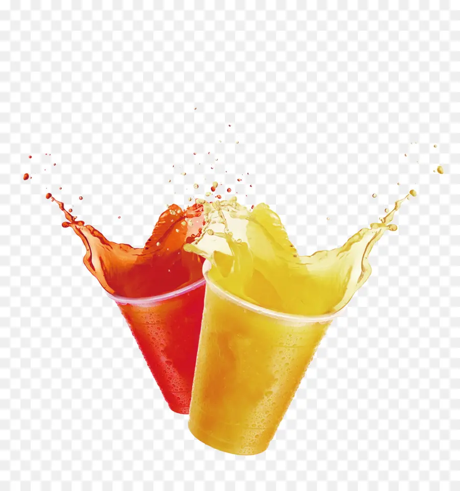 Minuman Berwarna Warni，Memercikkan PNG