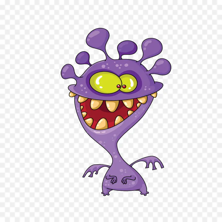 Monster Kartun Ungu，Kartun PNG