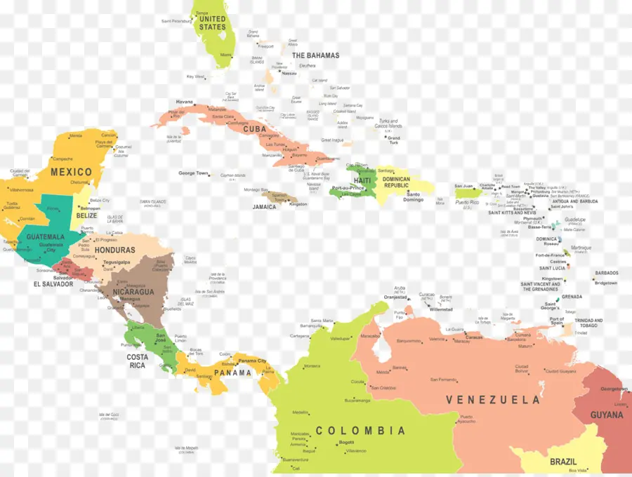 Karibia，Amerika Serikat PNG