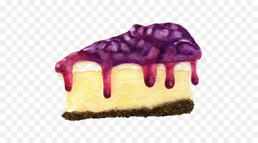 Cheesecake，Blueberry PNG