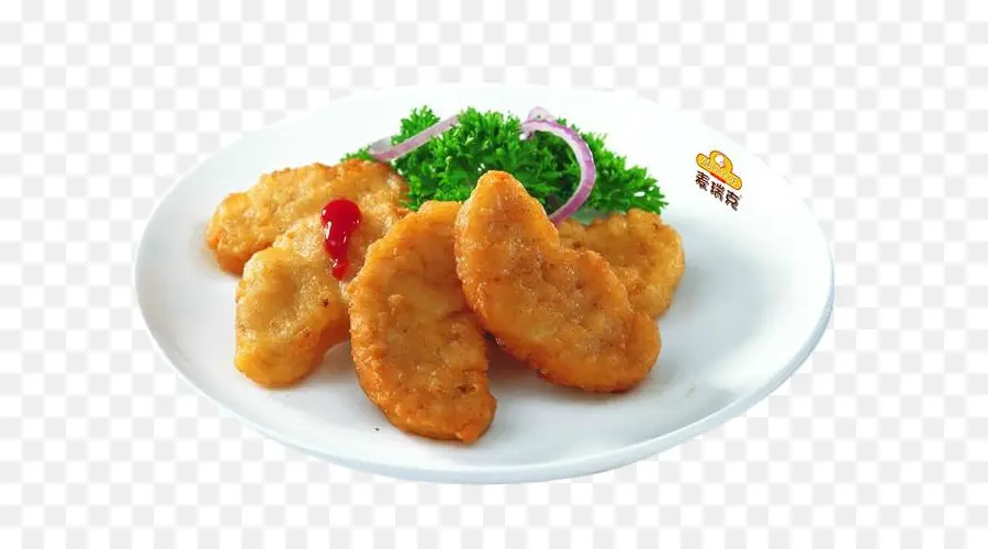 Nugget Ayam Goreng，Piring PNG