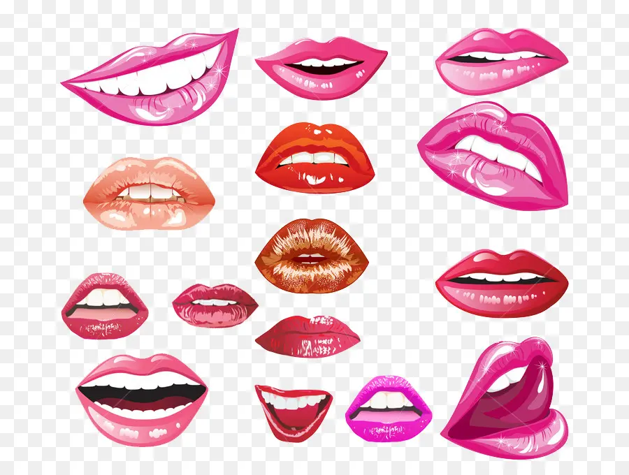 Ilustrasi Bibir，Mulut PNG