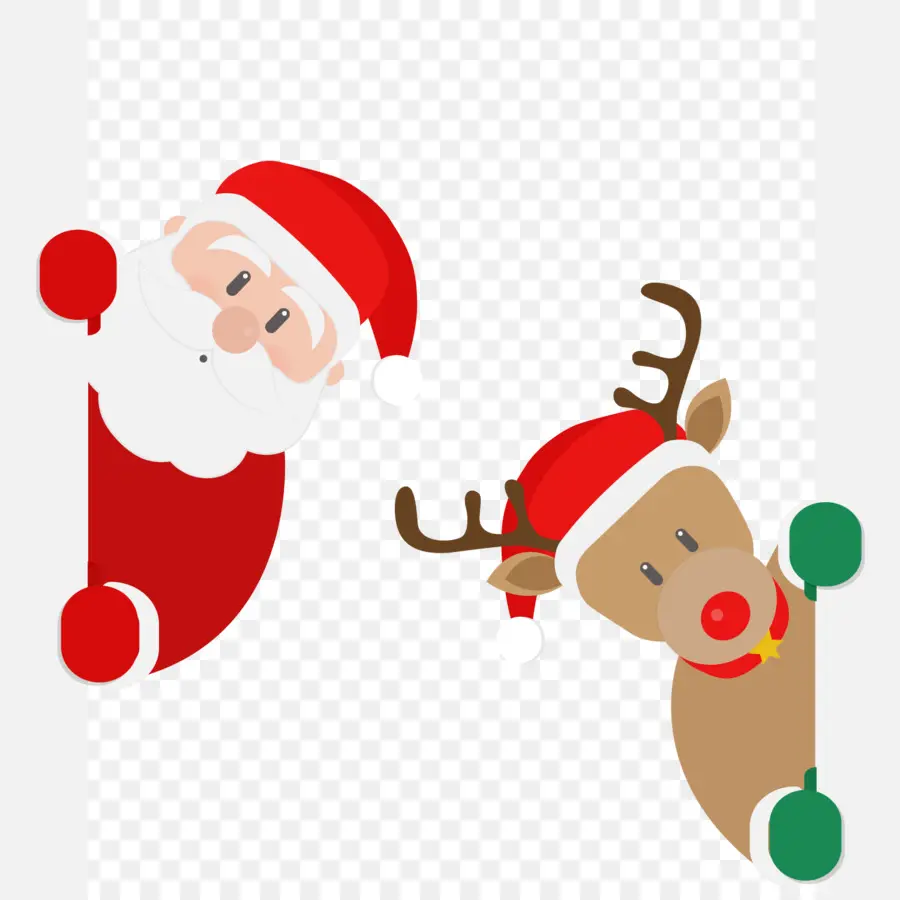 Rudolph，Santa Claus PNG