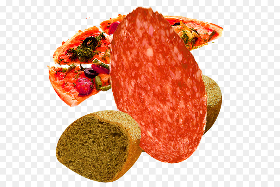 Pizza Dan Roti，Salami PNG