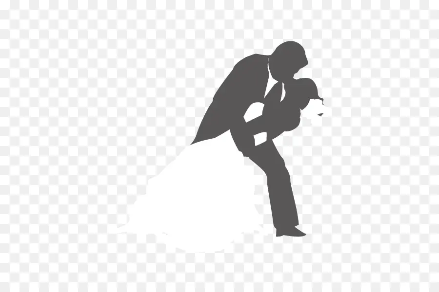 Pernikahan，Siluet PNG