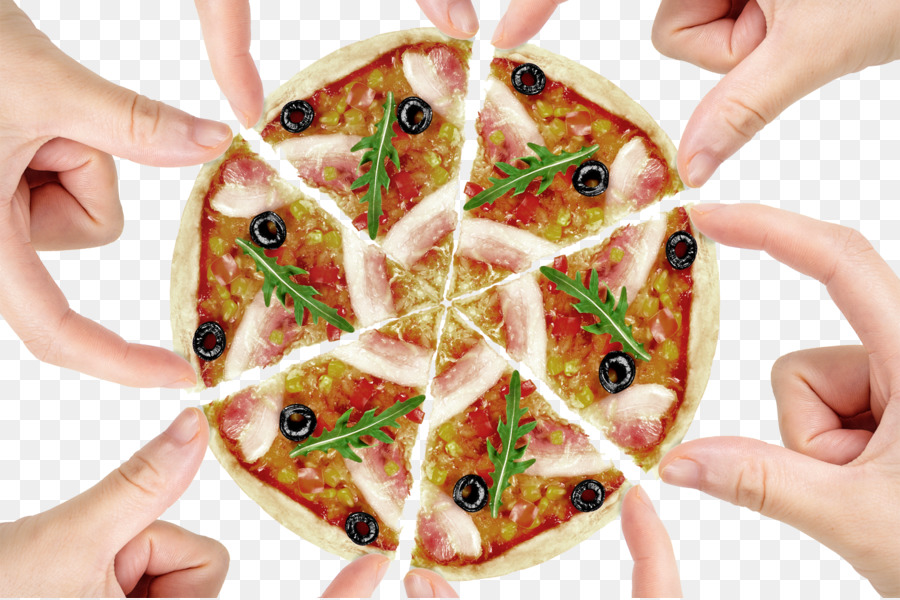 Pizza，Tangan PNG