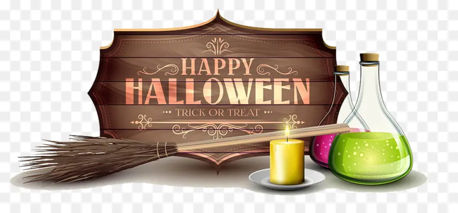 Tanda Halloween，Sapu PNG