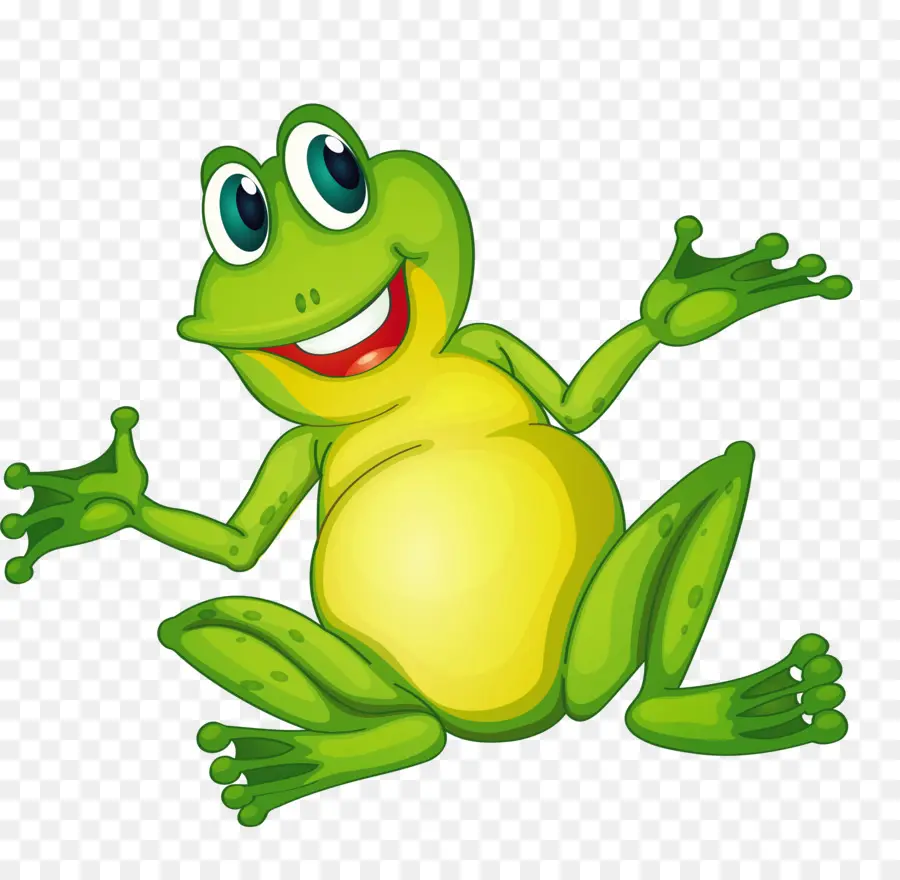 Katak Hijau，Kartun PNG