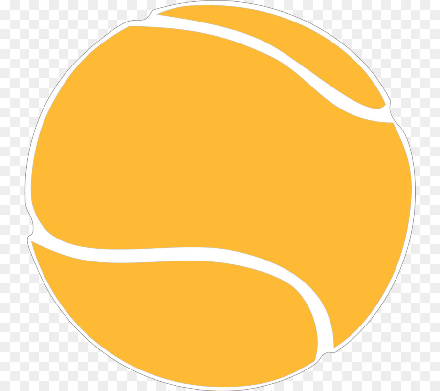 Bola Tenis，Kuning PNG