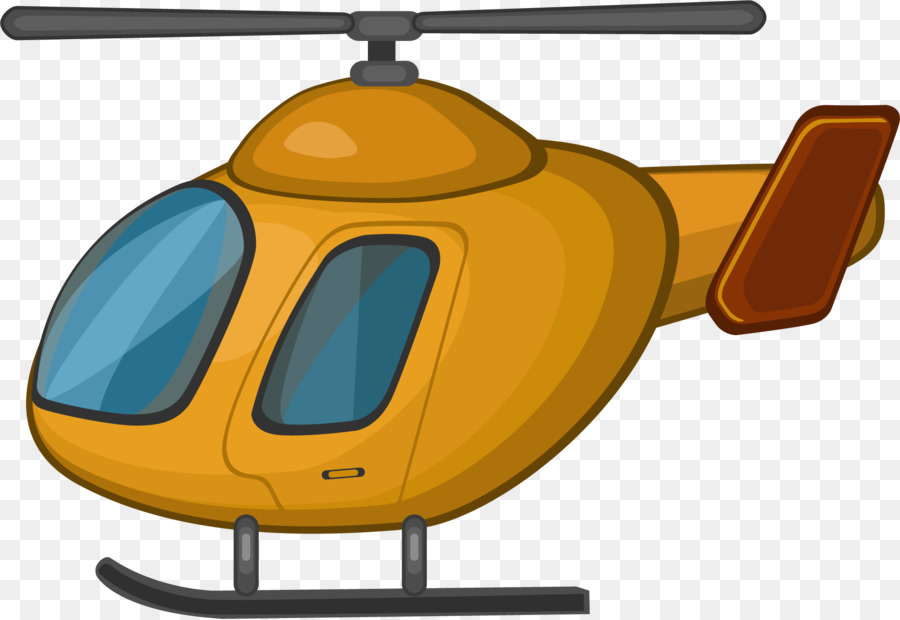 Helikopter Lucu，Kartun PNG