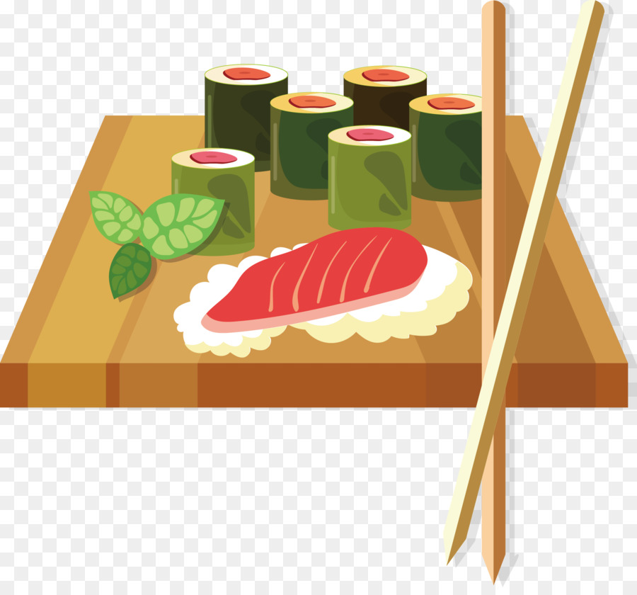 Piring Sushi，Sushi PNG