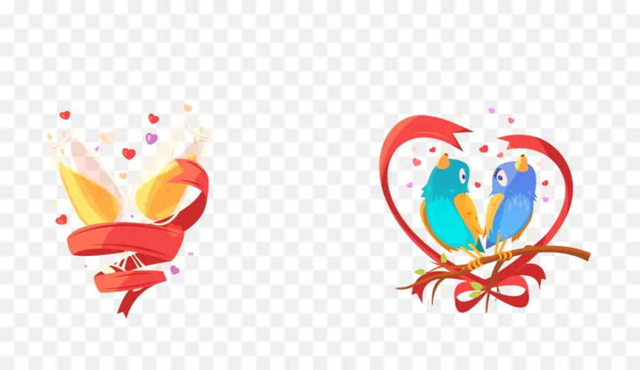 Lovebird，Desain Grafis PNG
