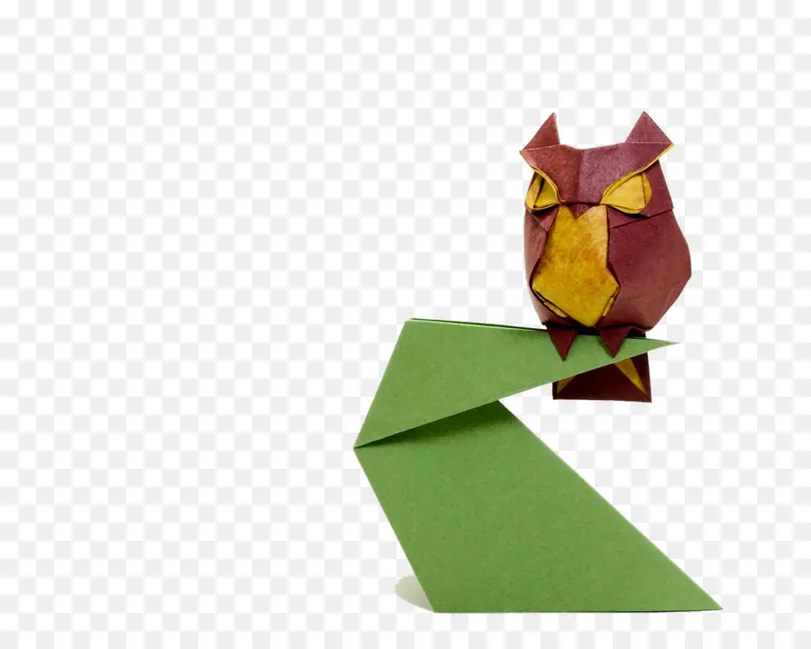 Burung Hantu Origami，Kertas PNG