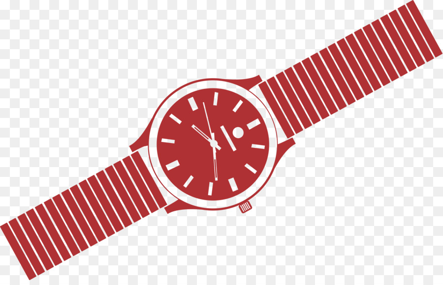 Jam Tangan，Merah PNG