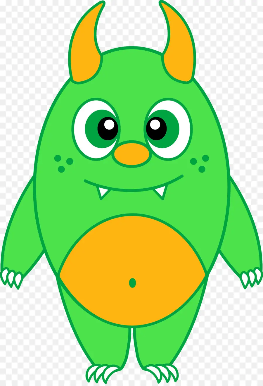 Monster Hijau，Kartun PNG