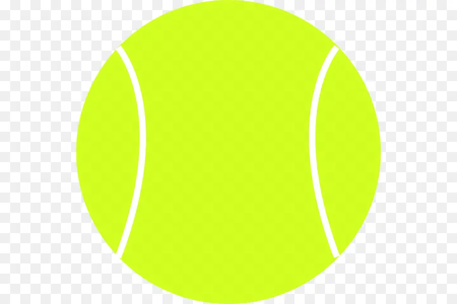 Bola Tenis，Kuning PNG