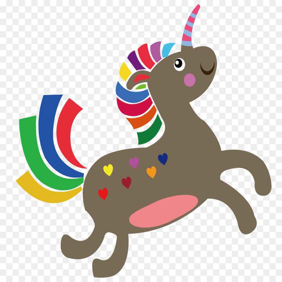 Unicorn，Pelangi PNG