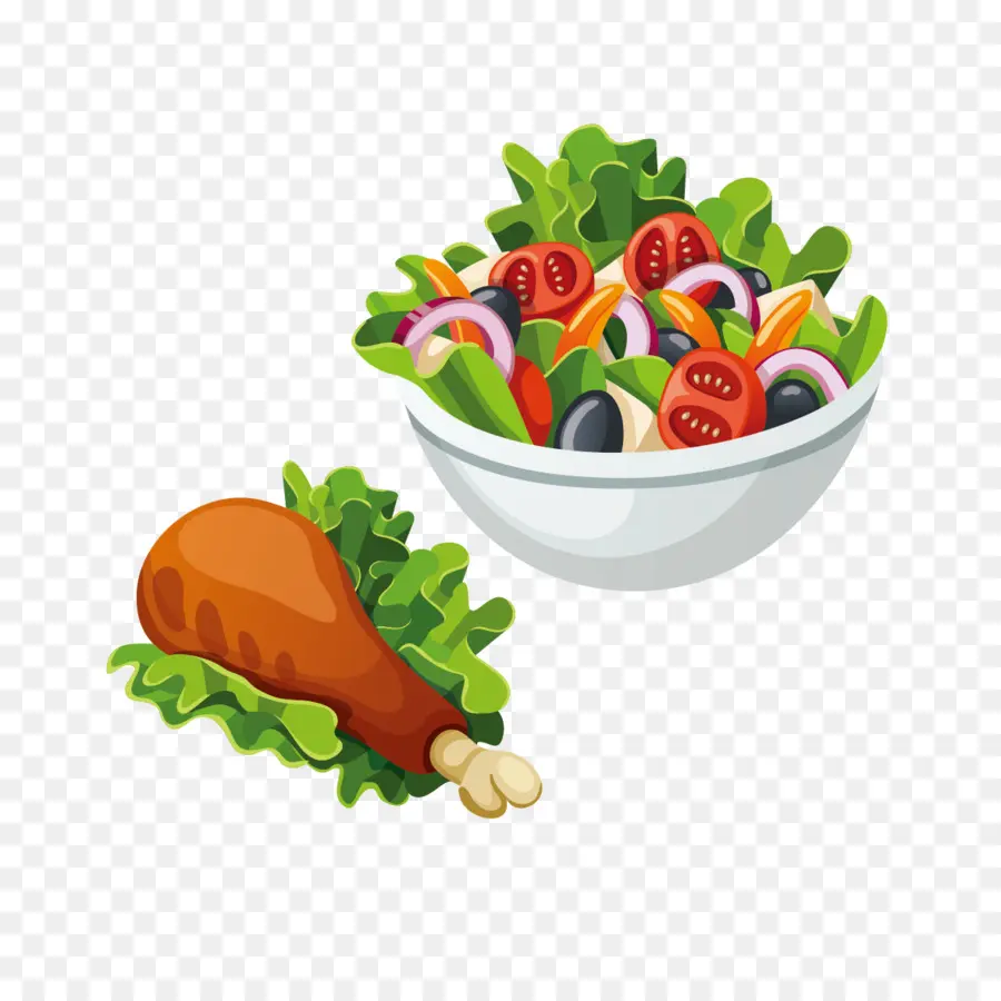 Makanan，Salad PNG