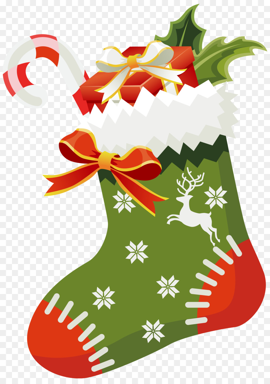 Permen Tongkat Santa Claus Kaus Kaki Natal gambar png