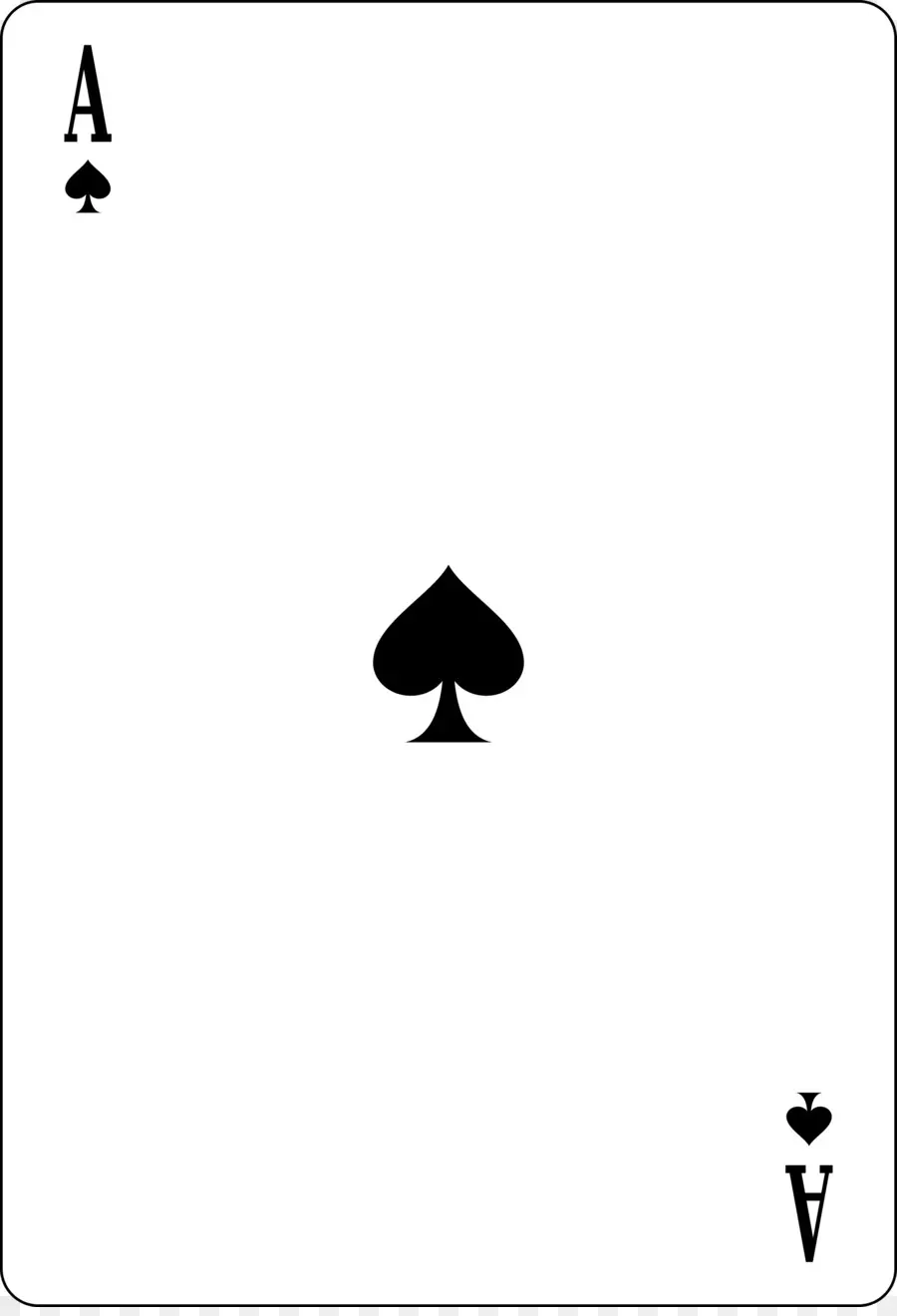 Ace Spade，Bermain Kartu PNG