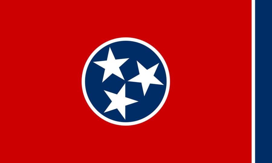 Tennessee，Bendera Tennessee PNG