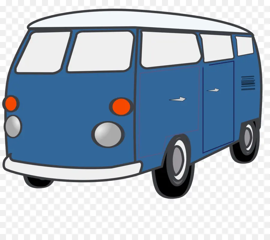 Mobil Van，Biru PNG