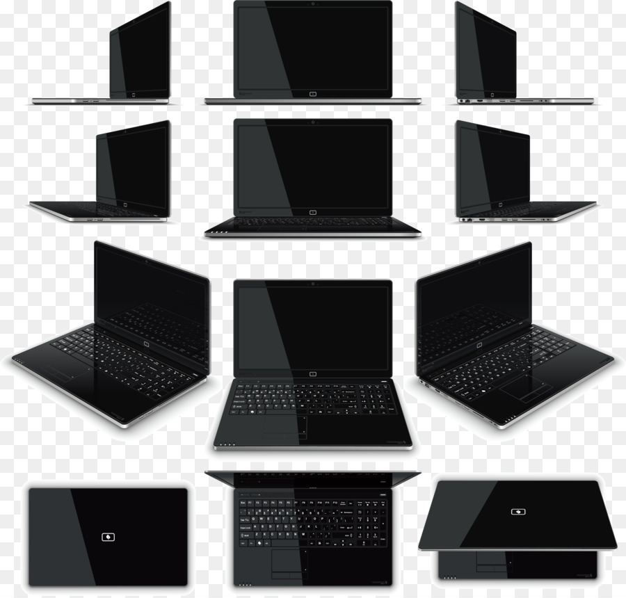 Laptop，Dikemas Postscript PNG
