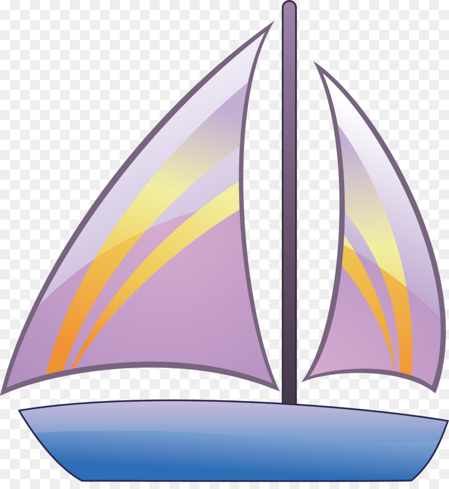 Perahu Layar Ungu，Air PNG