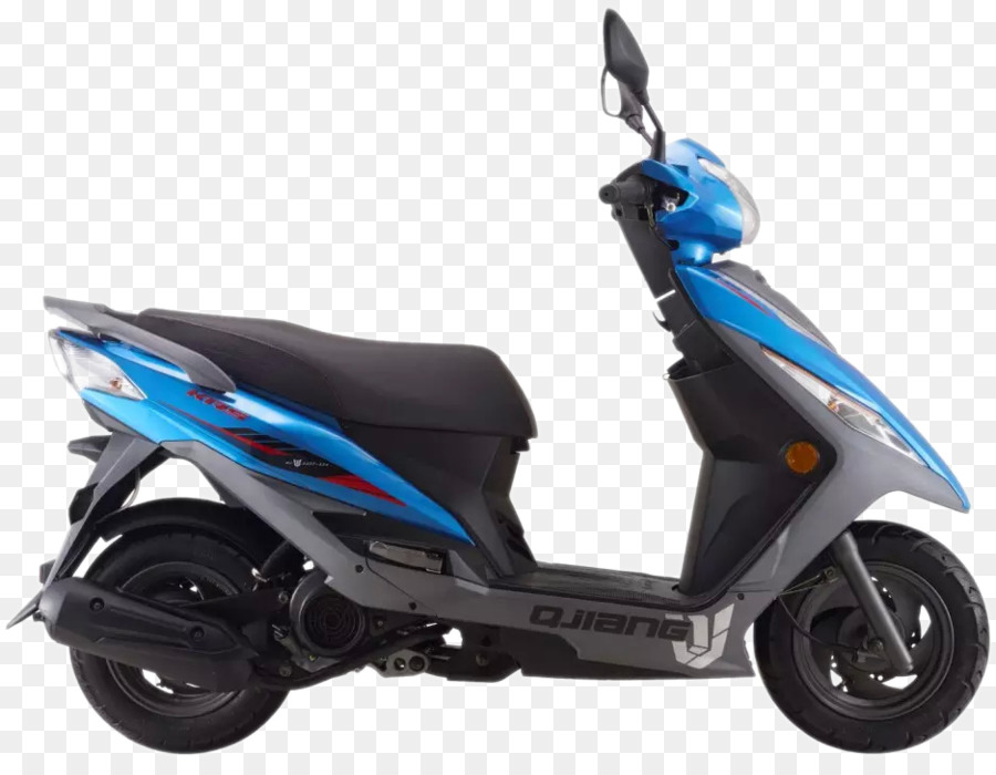 Skuter Biru，Sepeda Motor PNG