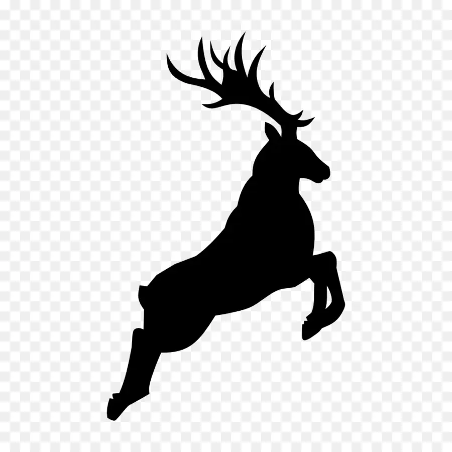 Siluet Jackalope，Hewan PNG