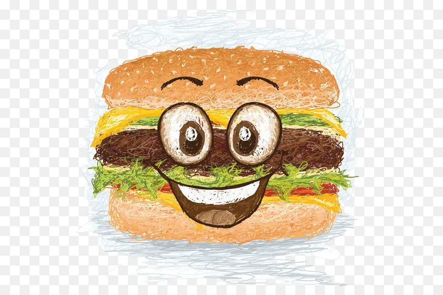 Burgernya，Tersenyum PNG