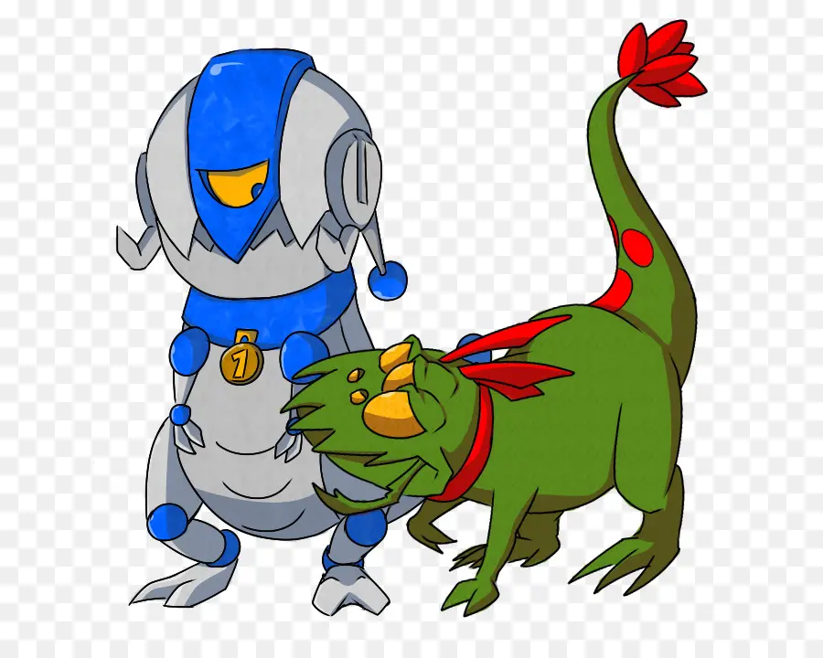 Robot Dan Dinosaurus，Robot PNG