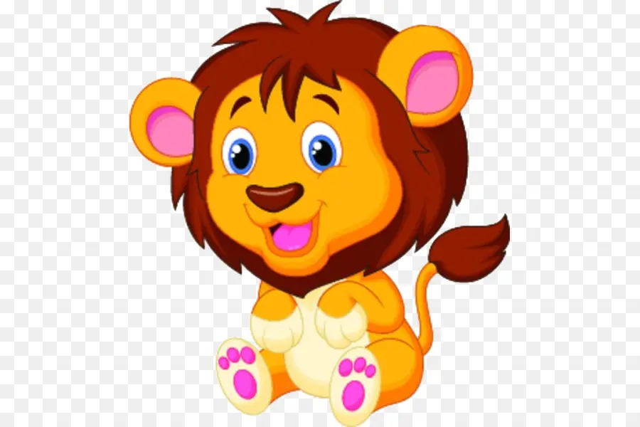 Singa Yang Lucu，Kartun PNG