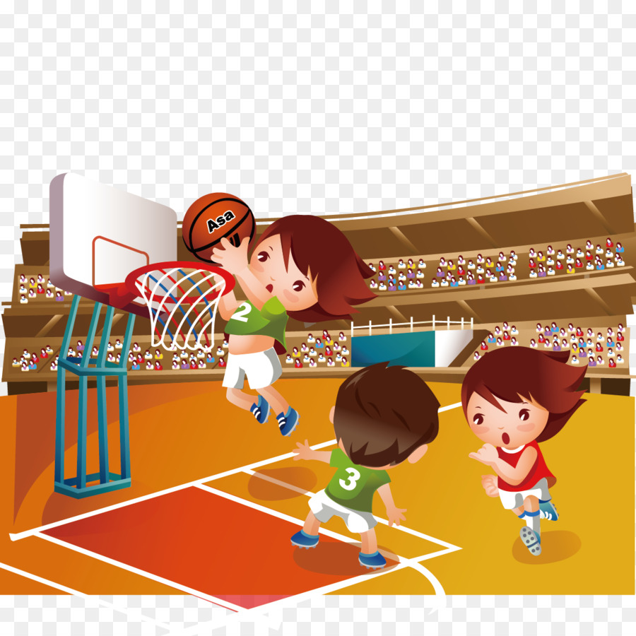  Basket  Kartun  Olahraga gambar  png