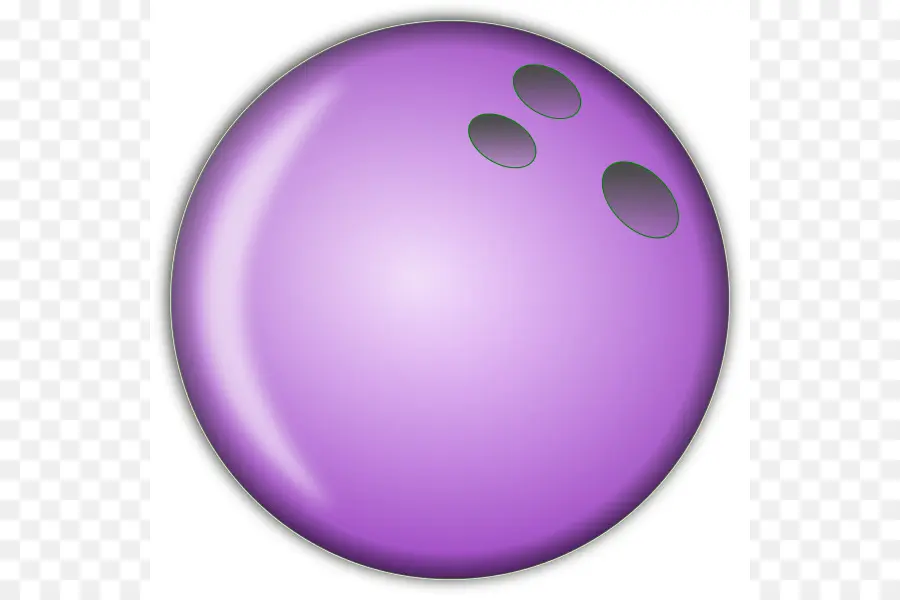 Bola Bowling，Ungu PNG