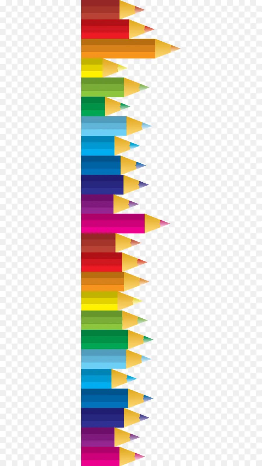 Pensil Warna Warni，Menggambar PNG