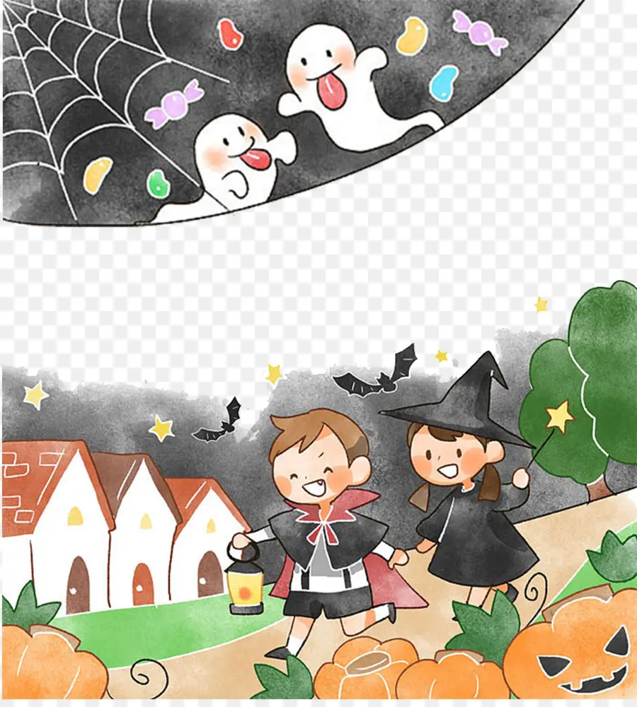 Halloween，Poster PNG