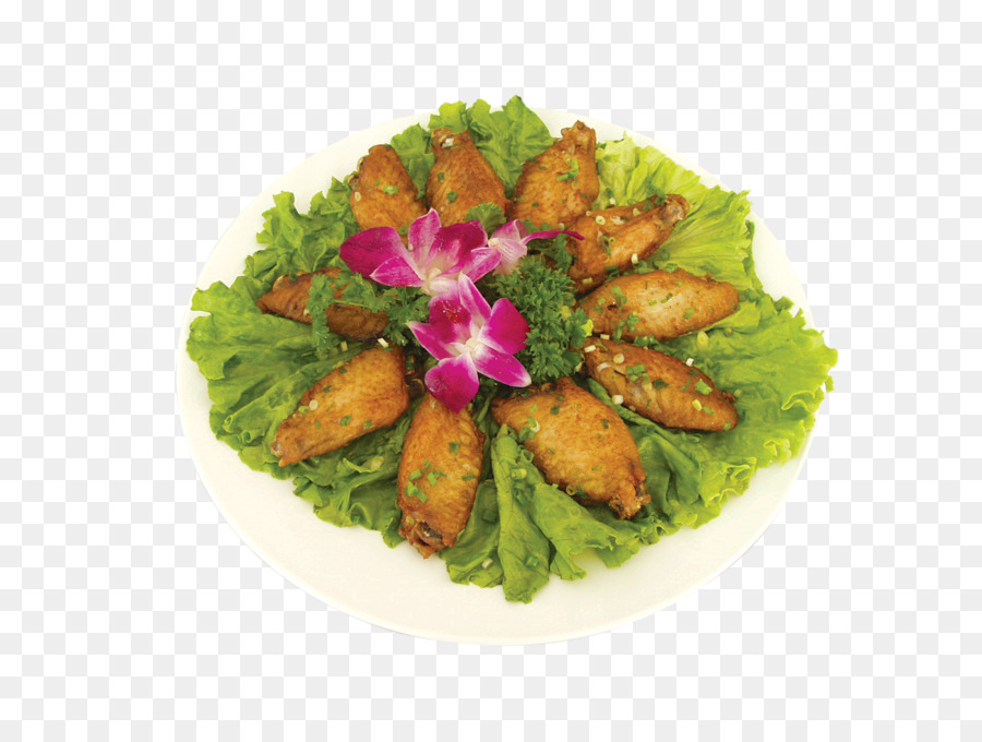 Sayap Ayam Goreng，Selada PNG