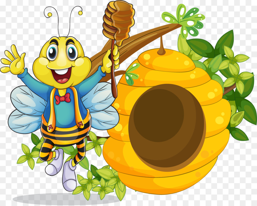 21 Gambar  Sarang  Lebah  Kartun Kumpulan Gambar  Kartun