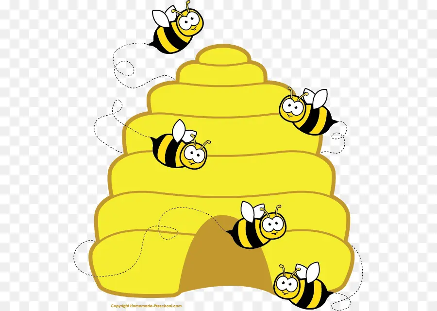 Lebah，Sarang Lebah PNG