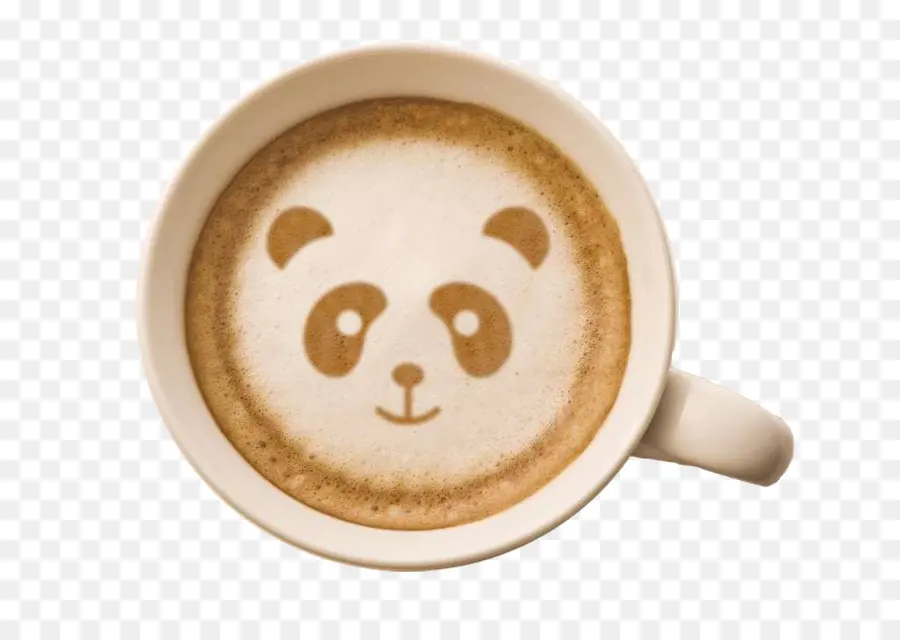 Seni Latte Panda，Kopi PNG